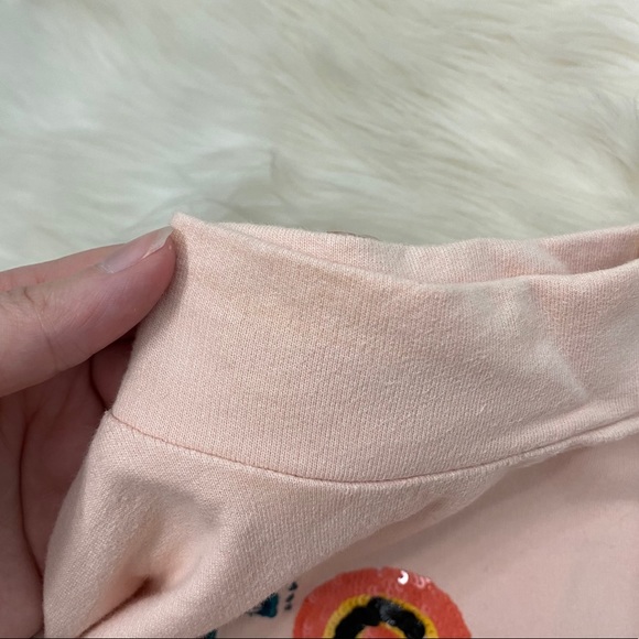 Anthropologie Pink Tomorrow Embroidered Sweatshirt - Picture 9 of 10
